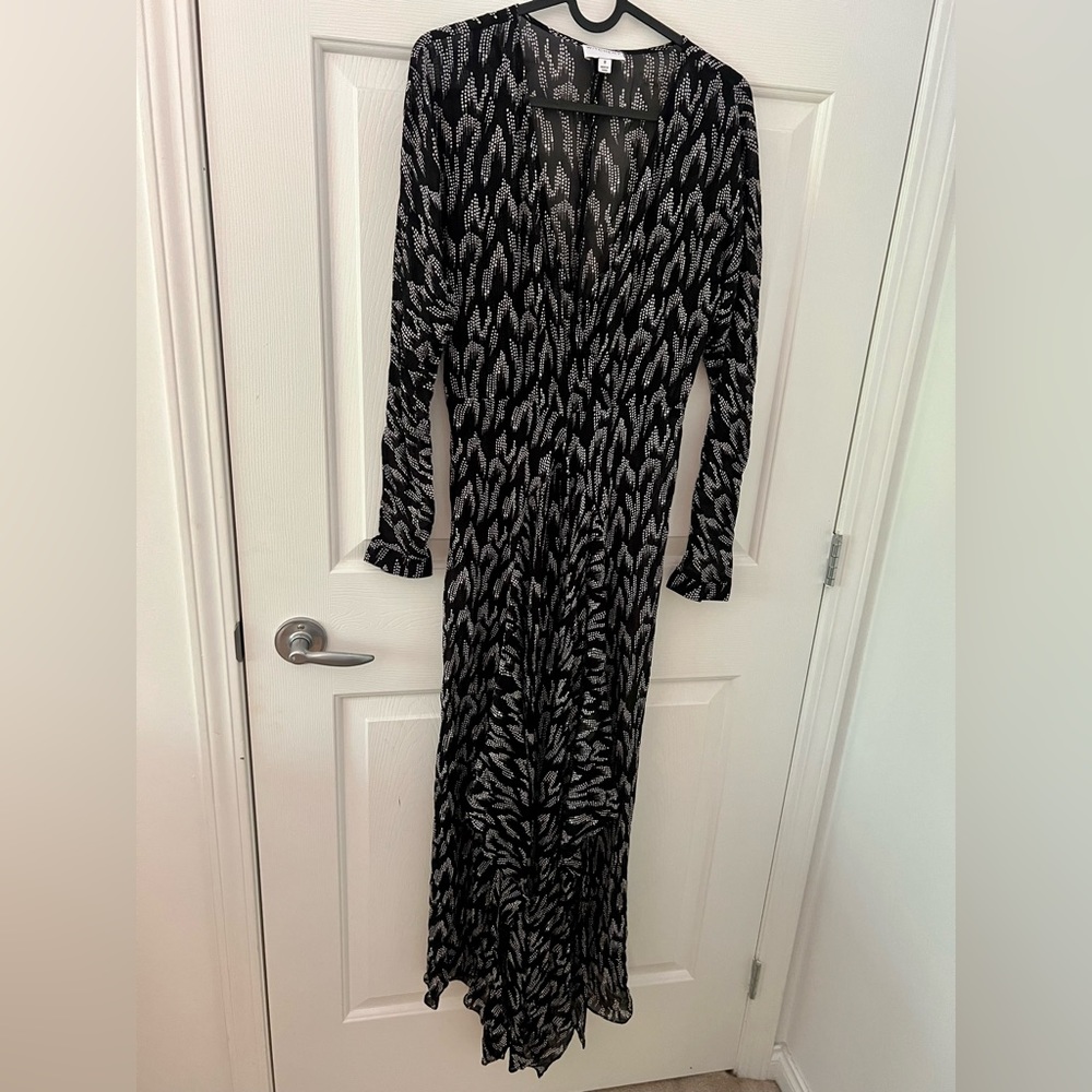 Witchery B&W UK8 sheer dress